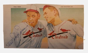 Paul Daffy Dean signed Photo Cut 6,5x3,5 Cardinals 1934 WS Champion, Gashouse Gang - Bild 1 von 8
