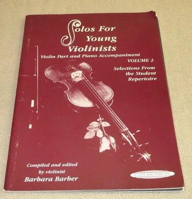Solos for Young Violinists, Volume 2, compiled by Barbara Barber ~Violin & Piano - Image 1 of 3