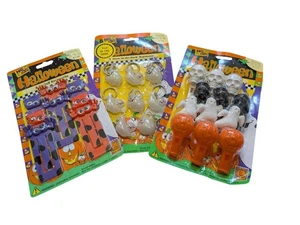 Vintage Y2K Novi Kinder Halloween Lot 2000 Neu aus altem Lagerbestand versiegelt Schlüsselanhänger Pfeifen Lesezeichen - Bild 1 von 7
