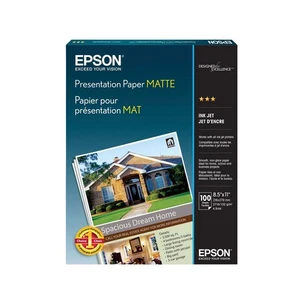 Epson S041062 Presentation Paper Matte, 8.5 - Picture 1 of 2