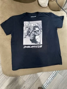 Camisa Club Maquillaje Zombie Adulto XL Negra Manga Corta Gótico Anime Niña (Defectos) - Imagen 1 de 21