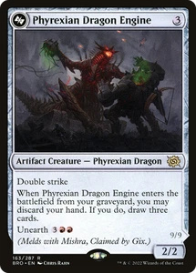 Phyrexian Dragon Engine (FOIL) x1 - Magic The Brothers' War BRO #163 - Imagen 1 de 1