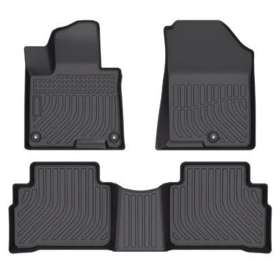 Floor Mats 2 Rows Liners For 2023-2025 Kia Sportage TPE Rubber All Weather - Image 1 of 4