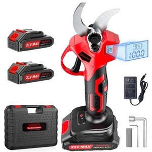 Upgraded Electric Pruning Shears,1.4" Cutting Diameter Cordless Power Pruner ... - Picture 1 of 7