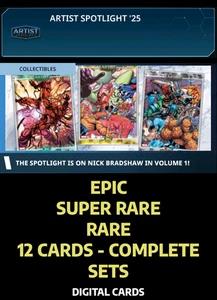 ARTIST SPOTLIGHT 25 NICK BRADSHAW V1 | EPIC & LOWER SETS | TOPPS MARVEL COLLECT - Picture 1 of 1