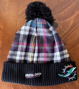 Miami Dolphins Football Ski Cap Beanie - Crucial Catch Edition - Brandneu - Bild 1 von 2