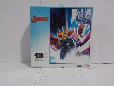 Marvel Avengers Thor 100 Piezas Puzzle Juegos de Búfalo Superhéroe Arte Usado Sin Verificar Foto 1 de 2