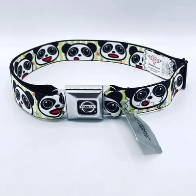 Panda Nissan Seatbelt Belt Buckle-Down Hot Topic New Vintage Stock Rare Unisex - Image 1 of 4