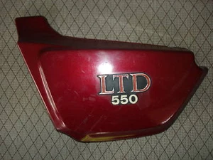 1980 81 82 83 KAWASAKI KZ550 KZ 550 LTD LT SIDE COVER  - Imagen 1 de 2