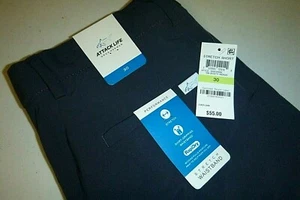 Greg Norman ATTACK mens Workout Fuego Stretch flat front casual golf shorts -W30 - Picture 1 of 9
