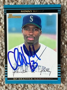 Kenny Kelly signed 2002 Bowman - Mariners