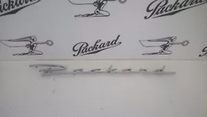 Packard Rear Quarter Script - Picture 1 of 1