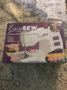 Brand New Sealed Easy Sew Cordless Portable Sewing Machine - Picture 1 of 7