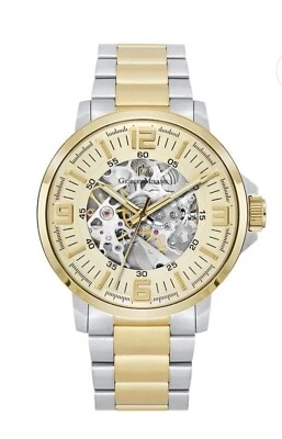 RELOJ GIORGIO MILANO ESTILO POR VIDA EZIO-228 HOMBRE ACERO INOXIDABLE ORO/PLATA Foto 1 de 4