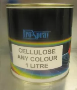 VERNICE LUCIDA CELLULOSA RFU 1LT mista a codice argento rosso blu bianco asciugatura rapida - Foto 1 di 1