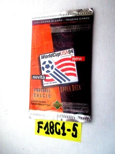 BUSTINA SIGILLATA TRADING CARDS UPPER DECK WORLD CUP USA 94 (F18C1-5) - Foto 1 di 1