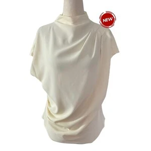 Commense Ivory Shirt Women Top Size Small NWT | 14-18 - Picture 1 of 7