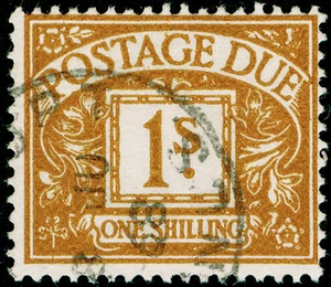 SG D64, 1s ochre, FINE USED, CDS. WMK MULT CROWN - Picture 1 of 1