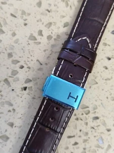 HAMILTON Lederarmband 22 mm Ref. H600.326.100 Handkaratleder - Bild 1 von 8