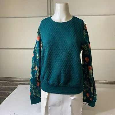 PORRIDGE CLOTHING By Anthropologie Porridge Textured Sweatshirt Women' - Image 1 of 4