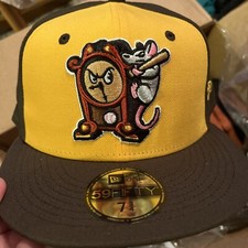Men's New Era Yellow Hickory Crawdads Theme Nights Hickory Dickory Docks