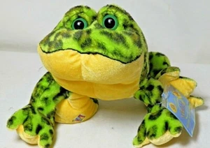 Webkinz Bullfrog Plush Toy Model HM114 With Code Card Ganz, Clean, Excellent - Picture 1 of 9