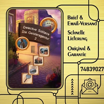 Detective Solitaire - Die Geisteragentur 2 - PC / Windows - BLITZVERSAND - Bild 1 von 4