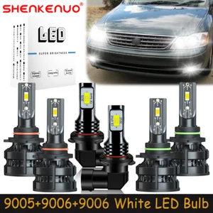 Faros LED de haz alto bajo bombilla antiniebla Z8 para Toyota Avalon 2000-2007 6000 k - Imagen 1 de 20