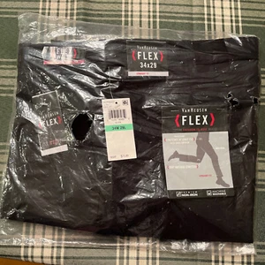 Van Heusen Flat Front Straight Flex Dress Pants, Men's Size 34x29, New B5D17 - Picture 1 of 7