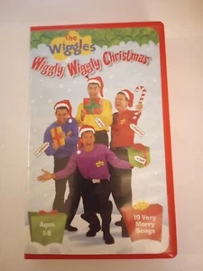 The Wiggles Wiggly Wiggly Christmas VHS Red Box - Picture 1 of 1