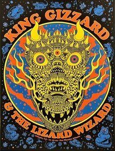 King Gizzard And The Lizard Wizard Atlanta The Fox Theatre 2024-11-19 Poster - Picture 1 of 5