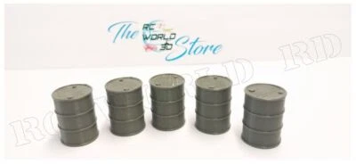 DRUM/BARREL Simulation MINI Scale Deco. RC Truck/Military/Diorama/Garage - Image 1 of 4