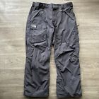The North Face Hyvent Cargo Ski Pants Ski Snowboard Waterproof Lined Gray Men Xl