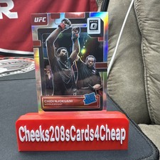 2023 PANINI DONRUSS OPTIC UFC CHIDI NJOKUANI RATED ROOKIE RC HOLO SILVER #102