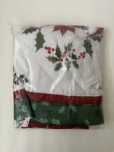 Christmas Lighted Poinsettia Pillow Sham Standard Size Holiday Decoration New - Picture 1 of 7