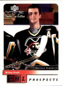 1999-00 Upper Deck MVP SC Edition SILVER SCRIPT #197 Milan Kraft RC RAIDERS