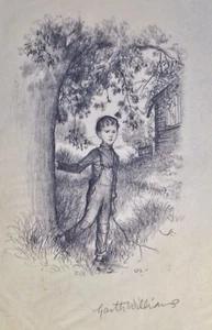 GARTH WILLIAMS~STUNNING FINAL PUBLISHED DRAWING~LITTLE SILVER HOUSE - Picture 1 of 2