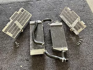 Honda CRF450X Oversized Aluminum Radiators + DEVOL Guards Hoses Clamps Cap 2009 - Picture 1 of 16