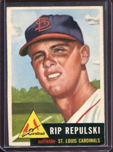 1953 Topps Baseball # 172 Rip Repulski (EX) Excellent - Picture 1 of 2