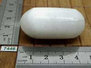 SELENITE pierre roulée 4- 4,5 cm environ mineraux lithotherapie esoterisme reiki - Picture 1 of 2