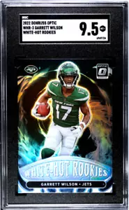 Donruss Optic #WHR-3 2022 Garrett Wilson White Hot Rookies SGC 9,5 New York Jets - Imagen 1 de 2