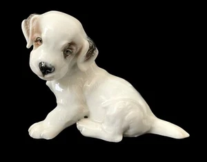 TH KARNER ROSENTHAL GERMANY KUNSTABTEILUNG SELB TERRIER PUPPY#1121 FIGURINE 1949 - Picture 1 of 7