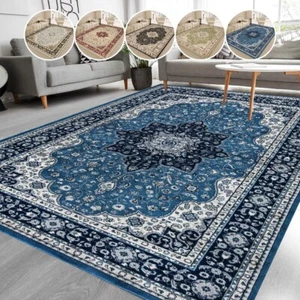 Luxury Non Slip Large Traditional Rugs Bedroom Living Room Carpet Hallway Runner - Picture 1 of 72