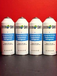 Industrial R134a REPLACEMENT REFRIGERANT (Auto):  4 cans - Picture 1 of 1