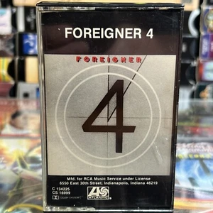 Foreigner 4 1981 Cassette Tested Mick Jones Lou Gramm Urgent Hard Rock Atlantic - Picture 1 of 9