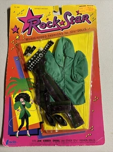 Vintage 1986 Creata Rock Star Music Video Fashions #3570 For 12 1/2" Dolls NOP - Picture 1 of 5
