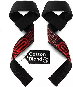 Weight Lifting Straps Gym Bar Support Wraps for Bodybuilding By EVO Fitness - Picture 1 of 7