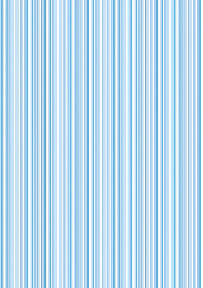 Blue Stripe Baby Boy Shower Wallpaper A4 Sized Edible Wafer Paper / Icing Sheet  - Image 1 of 1