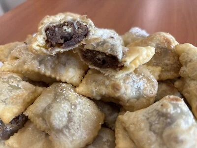 DOLCI ABRUZZESI CON RIPIENO DI CECI, CALCIONETTI, ARTIGIANALI CASERECCI - Immagine 1 di 3