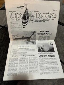 FEDERAL EXPRESS February 1979 Newsletter “ UP DATE “ - Picture 1 of 9
